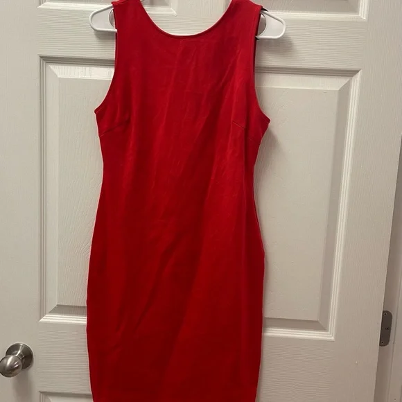 Lulus Like a lady backless midi dress red size large - Picture 3 of 5
